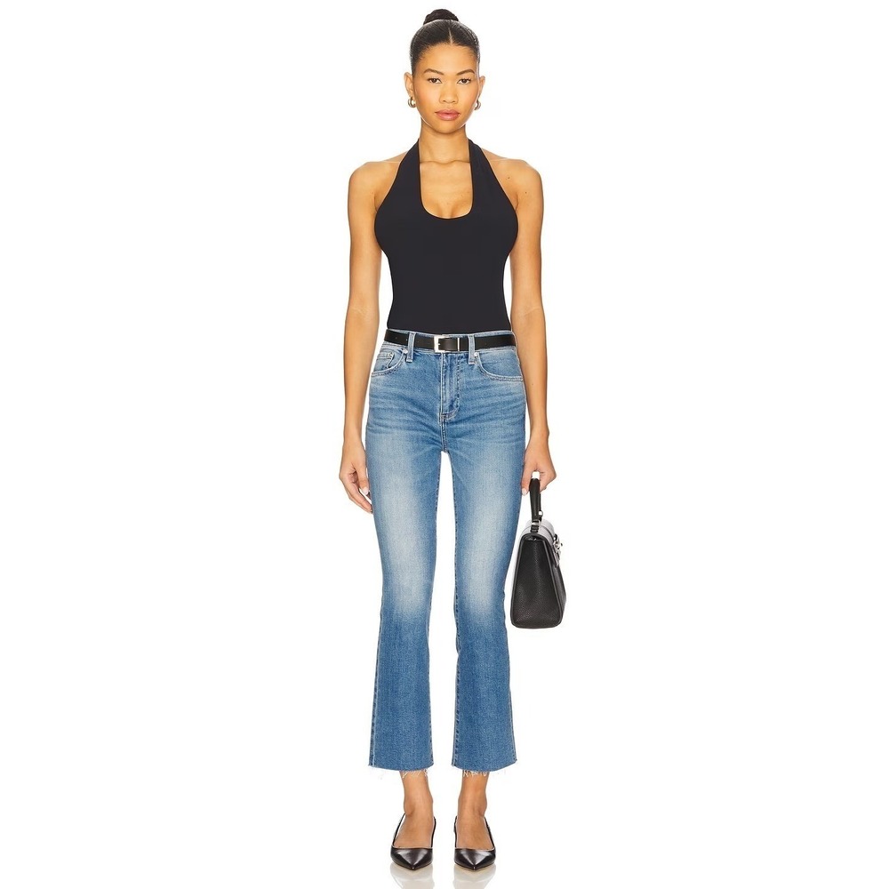Pistola Lennon High Rise Crop Bootcut Flare Jeans Womens Size 30 Distressed $178